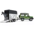 BRUDER Land Rover Defender Sw Hestetransport