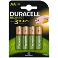 Duracell Recharge R6/AA oppladbare batterier 1300mAh - 4 stk.