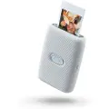 Fujifilm instax mini Link - Skirver - farge - LED - 86 x 54 mm inntil 5 bilder/min (farge) - kapasitet: 10 fotoer - Bluetooth 4.2 LE - askhvit