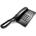 Panasonic KX-TS500, Analog telefon, Kablet håndsett, Sort
