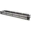 Digitus Professional DN-91424 - Koblingspanel - CAT 6a - STP - svart, RAL 9005 - 1U - 19 - 48 porter
