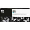 HP 831C Blekkpatron cyan, 775 ml
