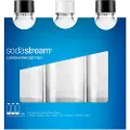 SodaStream 2260525, Karboneringsflaske, Sort, Hvit, PET, 1 l, Power, Source, Play, Spirit, Jet, Dynamo, Genesis, Cool, 3 stykker