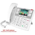 Fanvil X305, IP-telefon, Hvit, Kablet håndsett, 2 linjer, 1000 oppføringer, LCD