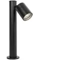 QAZQA Utelampe sort 45 cm AR70 justerbar IP44 - Solo