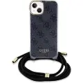 GUESS Guhcp15shc4sek Iphone 151413 6.1 Crossbody Cord 4g Print Telefondeksel