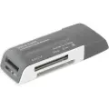 Defender Ultra Swift - Kortleser - alt-i-1 (MS, MS PRO, MMC, SD, MS Duo, MS PRO Duo, RS-MMC, microSD, SDHC, MS Micro, microSDHC) - USB 2.0