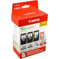 Canon Pg-560xl/cl-561xl Blekkpatron Og Glanset Fotopapir Gp-501