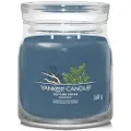 Yankee candle Bayside Cedar, Cylinder, Blå, Rav, Grapefrukt, Mandarin, 50 timer, 1 stykker