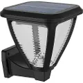 Signify Vapora-vegglampe, 1,5 W, Vegglys, Sort, Plast, IP44, Fasade, Hage, Terrasse, III