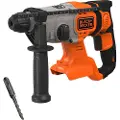 Black & Decker BLACK+DECKER BCD900B-XJ - Hammerbor - trådløs - SDS-plus - uten batteri - 18 V - SOLO