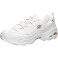 SKECHERS for woman. 11931 D'Lites Fresh Start shoes white (40), Leather, Laces, Casual