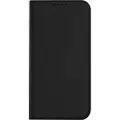 DUX -deksel til iPhone 15 Plus-deksel med klaff og lommebok Skin Pro - sort