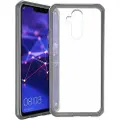 Itskins HYBRID // FROST MKII - Baksidedeksel for mobiltelefon - polykarbonat - svart, gjennomsiktig - for Huawei Mate 20 Lite