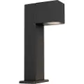 QAZQA Industriell utegulvlampe mørkegrå 30 cm IP44 - Baleno
