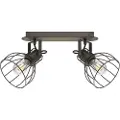 Eglo SAMBATELLO spot rail 2L black/wood
