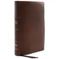 Thomas Nelson KJV Holy Bible: Giant Print with 53,000 Cross References, Brown Premium Goatskin Leather, Premier Collection, Comfort Print: King James Version