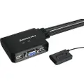Iogear GCS22U - KVM-svitsj - 2 x KVM port(s) - 1 lokalbruker - stasjonær