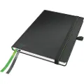 Leitz Notatbok Complete A5 Linjert 96g/80 ark Sort