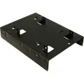 Inter-Tech Mounting frame - Uttagbar harddiskramme - 2.5 - 3.5 to 2 x 2.5 - svart