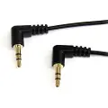 StarTech.com Slim 3.5mm Right Angle Stereo Audio Cable - ljudkabel - digitalt ljud