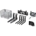 BRUDER Accessories: Box-type pallet winch and forks f.frontloader