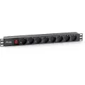 Equip 8-veis Strømskinne For Rack 1.8 M 3500w