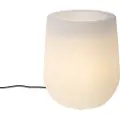 QAZQA Smart gulvlampe til utendørs blomsterpotte hvit IP44 inkl. WiFi A60 - Blomsterpotte