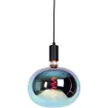 QAZQA Industriell pendellampe svart inkl. dimmbar G220 LED - Facil