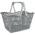 Keeeper handlekurv alma, PP, 15 liter, nordisk grå med praktiske håndtak, mål: (B)400 x (D)290 x (H)225 mm - 1 stk (1087813000000)