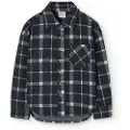 Boboli Knit Check Skjorte Med Lange Ermer