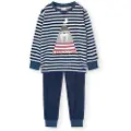 Boboli Velour Pyjamas Med Lange Ermer