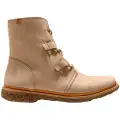 El naturalista for woman. 2547017S0005_039 Leather ankle boots N5470 Angkor beige (37), Flat, Laces, Casual