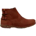 El naturalista for woman. 2N9171FQ0005_012 Leather Ankle Boots N917 Angkor brown (38), Flat, Zip, Casual