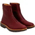 El naturalista for woman. 255811AD0005_091 Leather Ankle Boots N5581 Volcano maroon (41), Flat, 1 to 3 cm, Zip, Casual