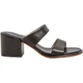 Neosens for woman. 331741101003_001 Leather sandals S3174 black -Height heel 6cm (40), 5 to 8 cm, None, Casual, Party