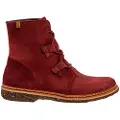 El naturalista for woman. 254701AD0005_091 Leather ankle boots N5470 Pleasant Cherry/ Angkor (37), Flat, 1 to 3 cm, Casual, Purple