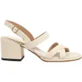 Neosens for woman. 3317311ZZ003_020 Leather sandals S3173 beige -Heel height 6cm (39), 5 to 8 cm, Buckle, Casual, Party