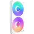 NZXT F280 RGB CORE - 280mm - Kabinettvifte - Hvit - 30 dBA