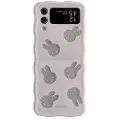 Mtp Products Samsung Galaxy Z Flip4 Glitter Wavy Edge TPU-deksel - Kaniner