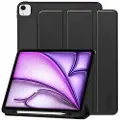 TechProtection iPad Air 13 2024/2025 Tech-Protect SmartCase Pen Tri-Fold Folio-deksel - svart