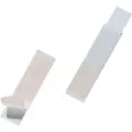 Durable Pocketfix, Gjennomsiktig, Rektangel, Polypropylen (PP), 22 mm, 81 mm, 10 stykker
