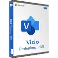 Microsoft Visio Professional 2021 - Lisenser - 1 PC - Hente - ESD - National Retail, Click-to-Run - Vinn - Alle språk