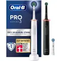 Oral-B Pro 3 3900 elektrisk tannbørste - dobbeltpakke