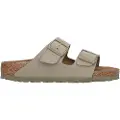Birkenstock for woman. 1027697 Arizona Birko Flor leather sandals green (37), Flat, None, Casual