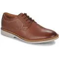 Clarks for man. 26172070 Atticus LTLace leather shoes brown (39), Flat, Laces, Casual, Classic