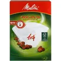 Melitta Kaffefilter 1x4 Hvit 80-pakk