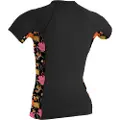 O'Neill Side Print Rashguard Med Korte Ermer Til Dame