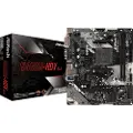 Asrock B450M-HDV R4.0 - Hovedkort - mikro ATX - Socket AM4 - AMD B450 Chipset - USB 3.1 Gen 1 - Gigabit LAN - innbygd grafikk (CPU kreves) - HD-lyd (8-kanalers)