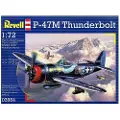 Revell P-47 M Thunderbolt, Flymodell med fastvinge, Monteringssett, 1:72, P-47 M Thunderbolt, Plast, Second World War